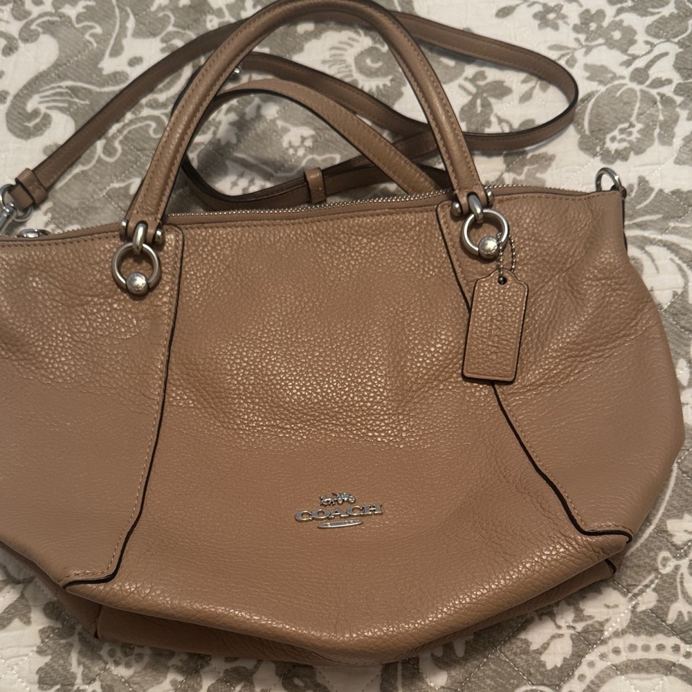 Coach Tan Leather Satchel